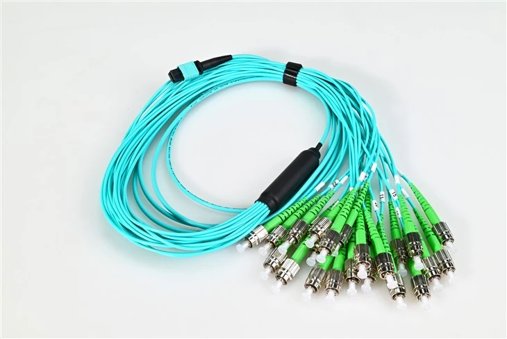 Fiberoptisk patchledning Mtp til Fc Apc 24core Om3 3.0mm